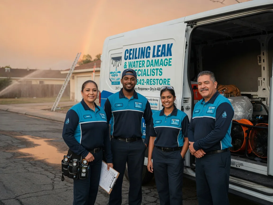 Ceiling Leak Cleanup company in Long Branch, TX